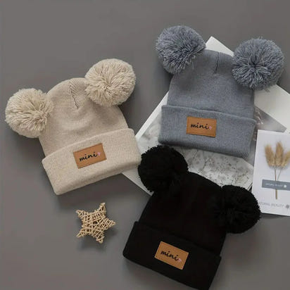 Cozy Couture™ Pom Beanie — Adorable Warmth for Your Little One